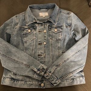 Girls blue Jean jacket size M 8-10